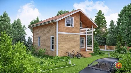 Проект каркасного дома "Волхов" 133 м2