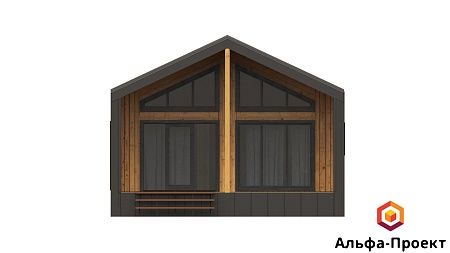 Готовый проект каркасного дома "Барнхаус 94"