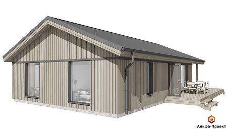 Проект каркасного "Сканди 120"