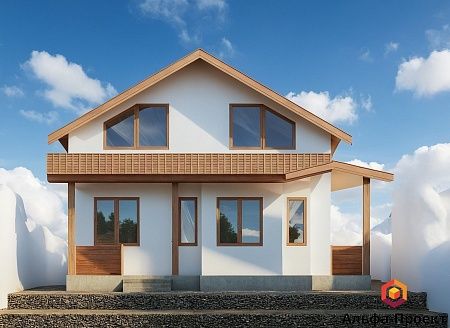 Проект дома из СИП 137м2