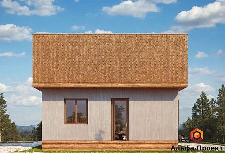 Проект дома из СИП 59м2