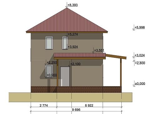 Проект дома из СИП 154,5м2 Проект дома из СИП 154,5м2