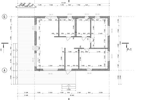 Проект каркасного "Сканди 120" (зеркальный)