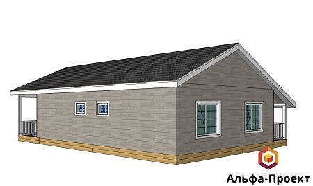 Проект каркасного дома 101,9 м2