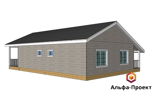Проект каркасного дома 101,9 м2