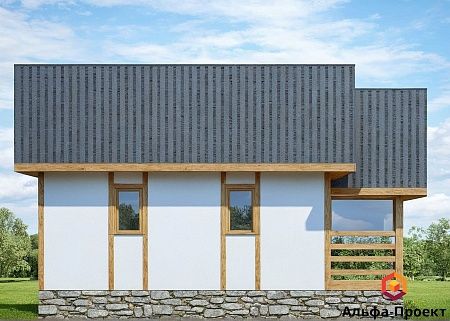 Проект дома из СИП 36м2