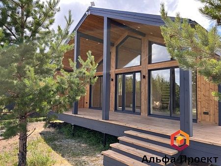 Проект каркасного дома "Барнхаус 138"