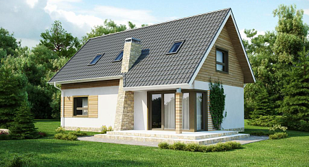 Проект дома 138м2 (9.41х12,61 м) из газобетона