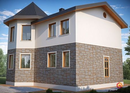 Проект каркасного дома 210 м2