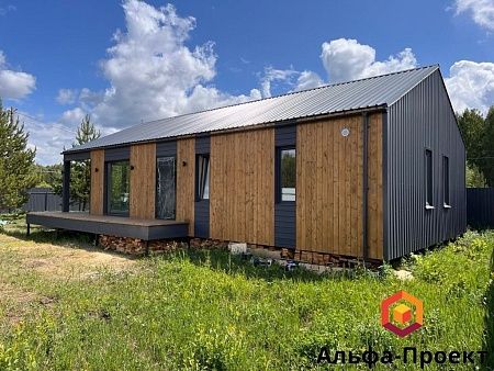 Проект каркасного дома "Барнхаус 138"