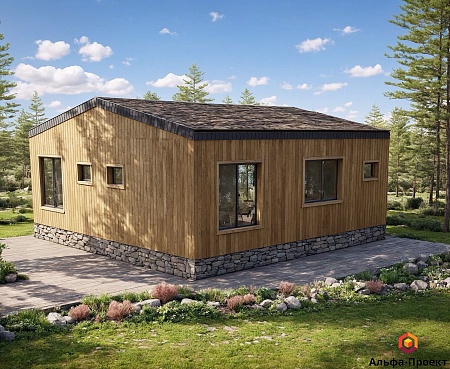 Проект каркасного дома 100м2