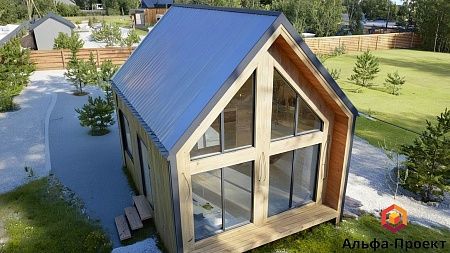 Проект каркасного дома "Барнхаус 50"