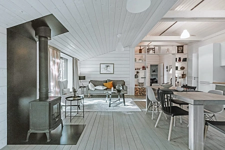 Проект каркасного Барнхаус 166 м2