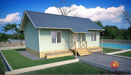 Проект дома из СИП 60м2