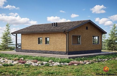 Проект каркасного дома 153 м2 Проект каркасного дома 153 м2