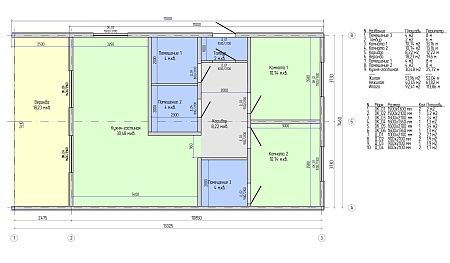 Проект каркасного Барнхаус 103 м2