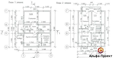 Проект дома из СИП 88м2 с балконом