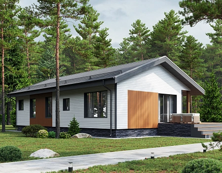 Проект каркасного дома "Микея" 175 м2