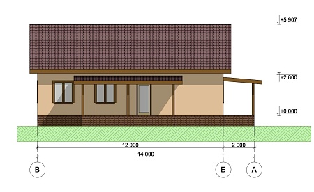 Проект дома из СИП 108м2