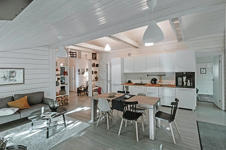 Проект каркасного Барнхаус 166 м2