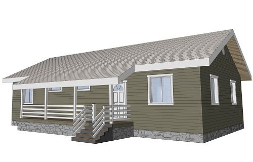 Проект каркасного дома 150 м2 Проект каркасного дома 150 м2