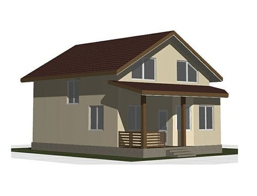 Проект дома из СИП 137м2 Проект дома из СИП 137м2