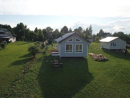 Готовый проект каркасного дома "Вишера" 66 м2