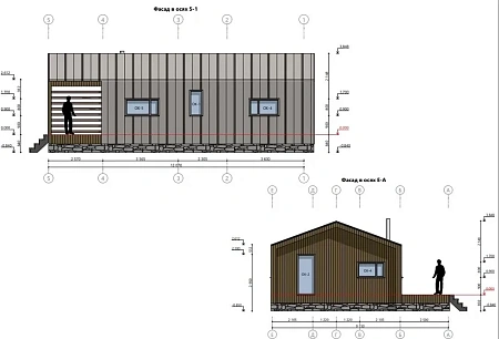 Проект каркасного "Барнхаус", 6.6х9.5 м, 99м2
