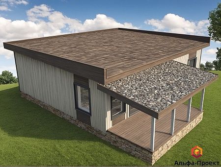 Проект каркасного дома 172 м2