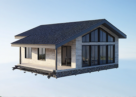 Проект каркасного дома 140 м2