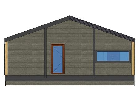 Проект каркасного Барнхаус 166 м2