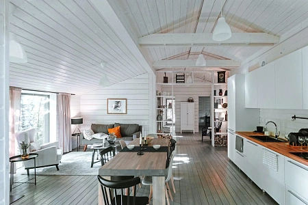 Проект каркасного Барнхаус 166 м2