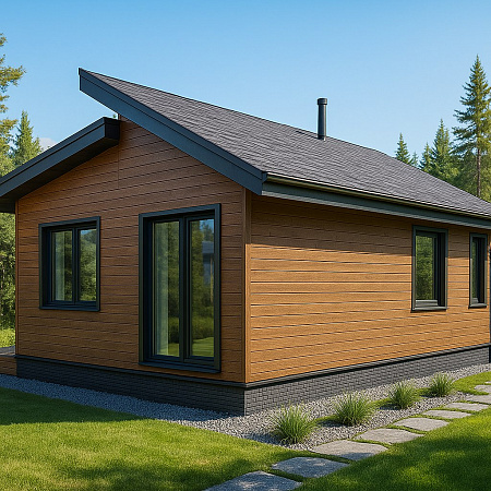 Проект каркасного дома "Микея" 98 м2