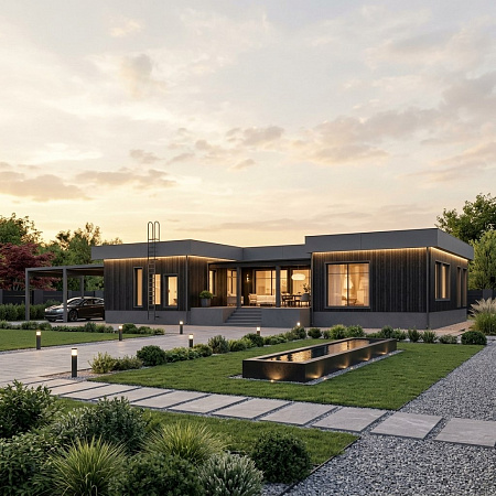 Проект каркасного дома 301 м2